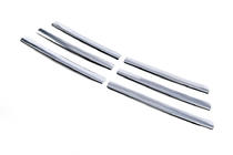 Renault Trafic 2001–2015 Chrome Grille Covers 2007-2015 (6 pcs, Stainless Steel) Carmos - Turkish Stainless Steel photo 4