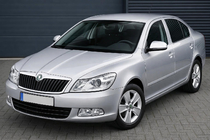 Skoda Octavia II A5 2006-2010 Mirror Covers (2 pcs, Stainless Steel) OmsaLine - Italian Stainless Steel photo 1