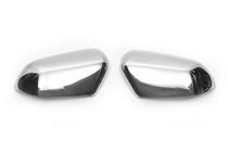 Skoda Octavia II A5 2006-2010 Mirror Covers (2 pcs, Stainless Steel) OmsaLine - Italian Stainless Steel photo 3