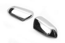 Skoda Octavia II A5 2006-2010 Mirror Covers (2 pcs, Stainless Steel) OmsaLine - Italian Stainless Steel photo 4