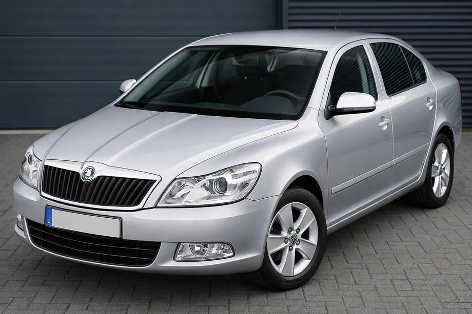 Skoda Octavia II A5 2006-2010 Mirror Covers (2 pcs, Stainless Steel) OmsaLine - Italian Stainless Steel Image
