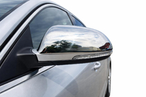 Skoda Octavia II A5 2010-2013 Mirror Covers (2 pcs, Stainless Steel) photo 1