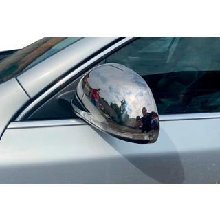 Mirror Covers (2 pcs, Stainless Steel) Skoda Octavia II A5 2010-2013 photo 3