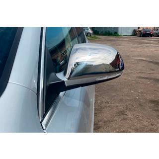 Mirror Covers (2 pcs, Stainless Steel) Skoda Octavia II A5 2010-2013 photo 4