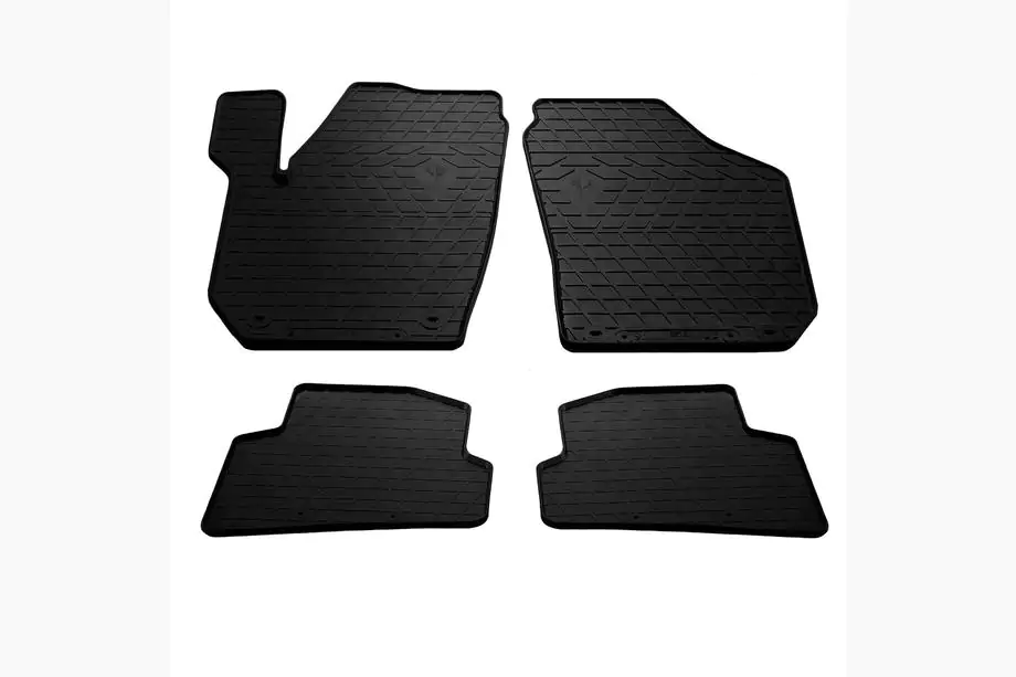 Skoda Fabia 2007-2014 Rubber Floor Mats (4 pcs, Stingray) Image