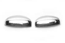 Skoda Fabia 2007-2014 Chrome Mirror Covers (Carmos, 2 pcs, Stainless Steel) photo 5