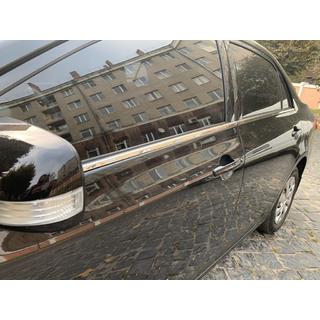 Exterior window trim stainless steel (4 pcs) Toyota Corolla 2007-2013 photo 2