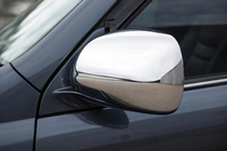 Toyota Land Cruiser Prado 120 2002-2009 Mirror Covers (2 pcs, Stainless Steel) Carmos - Turkish Stainless Steel photo 1