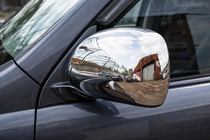 Toyota Land Cruiser Prado 120 2002-2009 Mirror Covers (2 pcs, Stainless Steel) Carmos - Turkish Stainless Steel photo 7
