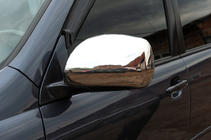 Toyota Land Cruiser Prado 120 2002-2009 Mirror Covers (2 pcs, Stainless Steel) Carmos - Turkish Stainless Steel photo 5