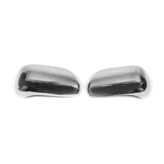 Mirror Covers (2 pcs, Stainless Steel) Toyota Land Cruiser Prado 120 2002-2009 photo 3
