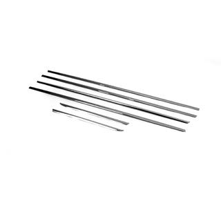 Window Trim (6 pcs, Stainless Steel) Toyota Land Cruiser Prado 150 2009-2023 photo 4