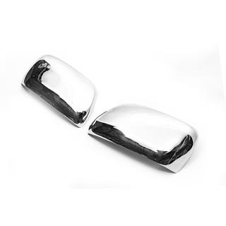 Mirror Covers 2008-2012 (2 pcs, Stainless Steel) Toyota Land Cruiser 200 2007-2021 photo 4