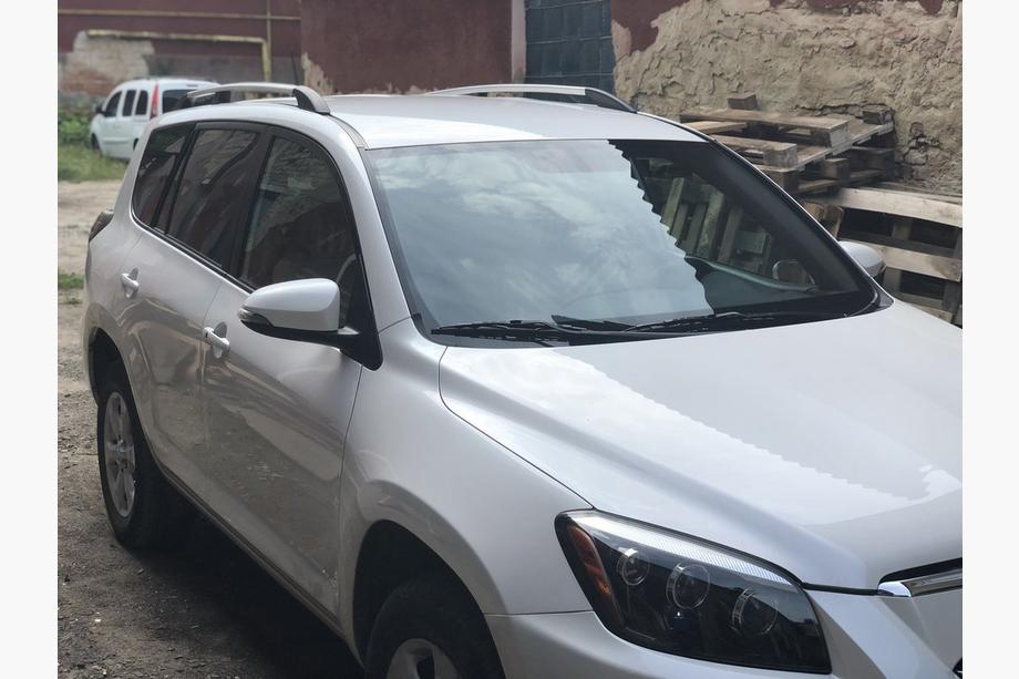 Toyota Rav 4 2006-2013 Roof Rails Chrome Turkish Short base, plastic feet Photo 5