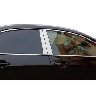Stainless Steel Door Pillar Trim (6 pcs) Honda Civic Sedan VIII 2006-2011 photo 2