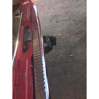 Rear bumper protector with lip (Omsa, stainless steel) photo 2