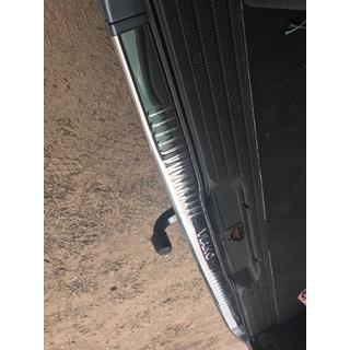 Rear bumper protector with lip (Omsa, stainless steel) photo 3