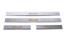 Volkswagen Golf 4 1997-2006 Carmos Door Sill Protectors (4 pcs, Stainless Steel) photo 4