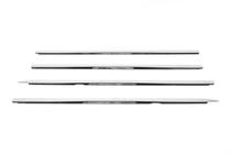 Volkswagen Golf 4 1997-2006 Exterior window trim stainless steel (4 pcs) Carmos - Turkish Stainless Steel photo 2