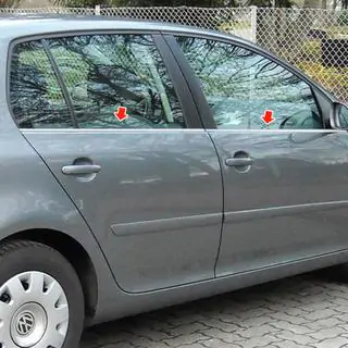 Exterior window trim stainless steel (4 pcs) photo 1