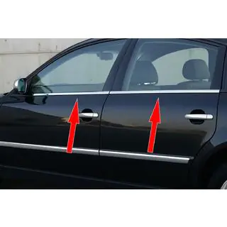 Exterior window trim stainless steel (4 pcs)