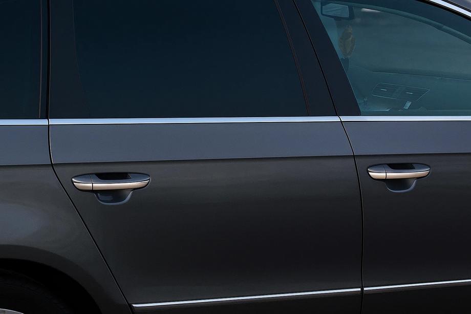 Volkswagen Passat B6 2006-2012 Lower window trims stainless steel (4 pcs) Image