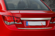 Chevrolet Cruze 2009–2015 Trunk Sill Protector Stainless Steel Sedan, Carmos - Turkish Steel photo 2
