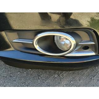 Fog light trims (2 pcs, stainless steel)