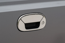 Fiat Doblo I 2001-2005 Rear door handle cover (stainless steel) Carmos - Turkish Stainless Steel photo 1