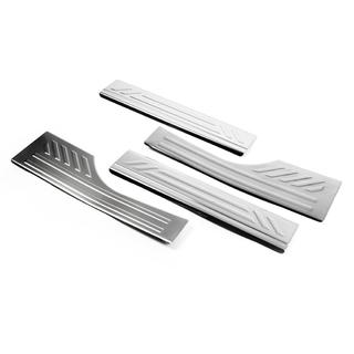 Interior door sill plates OmsaLine (stainless steel) Fiat Doblo II 2010-2022 photo 4