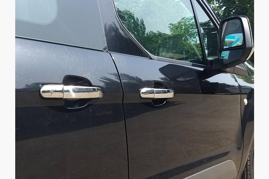 Ford Connect 2014-2021 Chrome Door Handle Covers (4 pcs, Stainless Steel) Carmos - Turkish Stainless Steel Image