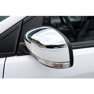 Mirror Covers (2 pcs, Stainless Steel) Ford Focus II 2008-2011 photo 1