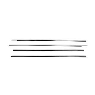 Exterior window trim stainless steel (4 pcs) Hyundai Accent 2006-2010 photo 4