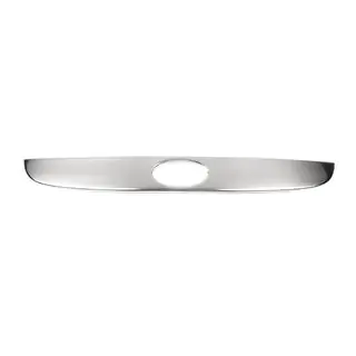 Chrome trim above license plate (stainless steel) photo 2