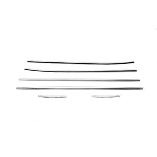 Lower window trims stainless steel (6 pcs) Hyundai Accent 2011-2017 photo 2