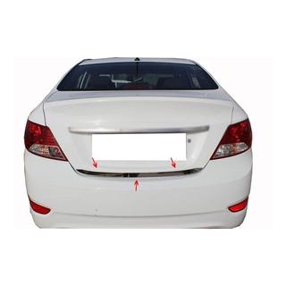 Trunk trim stainless steel Hyundai Accent 2011-2017 photo 3