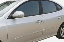 Hyundai Elantra (HD) 2006-2011 Chrome Door Handle Covers (4 pcs, Stainless Steel) photo 1