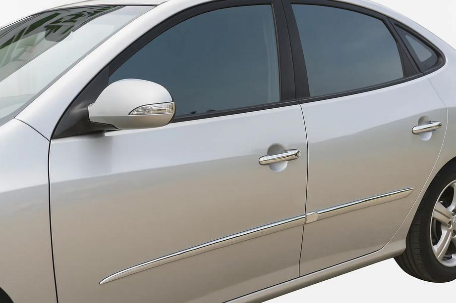 Hyundai Elantra (HD) 2006-2011 Chrome Door Handle Covers (4 pcs, Stainless Steel) Image