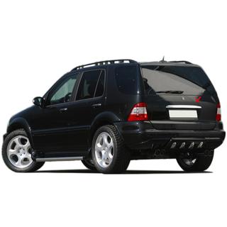 Chrome trim above license plate (stainless steel) Mercedes ML W163 1997-2005 photo 2