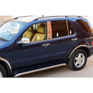 Exterior Window Trim Stainless Steel (6 pcs) Mercedes ML W163 1997-2005 photo 1