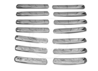 Mitsubishi L200 2006-2015 Chrome Grille Covers (14 pcs, Stainless Steel) photo 3