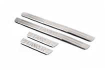 Mitsubishi Lancer 9 2004-2008 Door Sill Protectors OmsaLine (4 pcs, Stainless Steel) photo 5