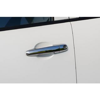 Chrome Door Handle Covers (4 pcs, Stainless Steel) Mitsubishi Pajero Sport 2008-2015 photo 1