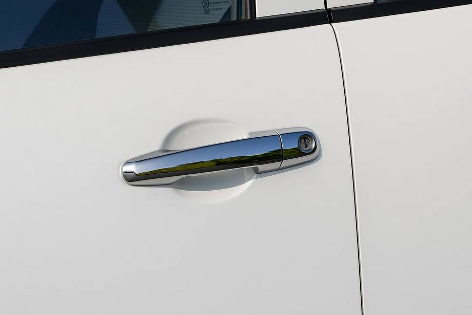 Mitsubishi Pajero Sport 2008-2015 Chrome Door Handle Covers (4 pcs, Stainless Steel) Carmos - Turkish Stainless Steel Image