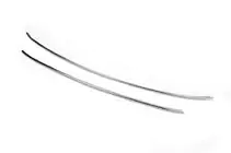 Nissan Qashqai 2010-2014 Strips for lower grille (2 pcs, stainless steel) photo 3