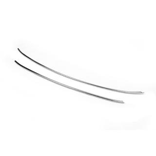 Strips for lower grille (2 pcs, stainless steel) Nissan Qashqai 2010-2014 photo 3
