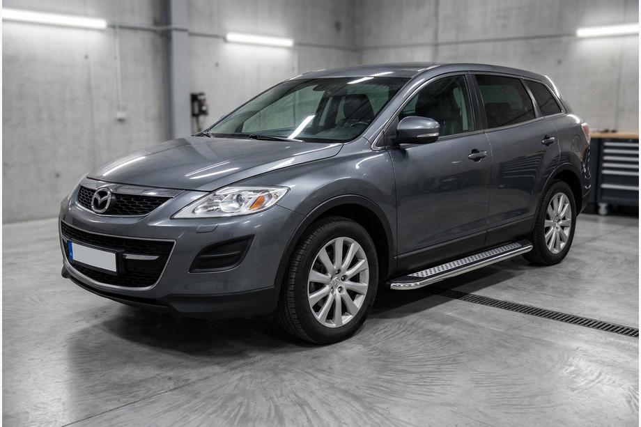 Mazda CX-9 2007-2016 Side Steps Maydos V2 (2 pcs, stainless steel) Image