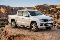 Volkswagen Amarok 2010-2022 Side Steps Tayga V2 (2 pcs, Aluminum) photo 1
