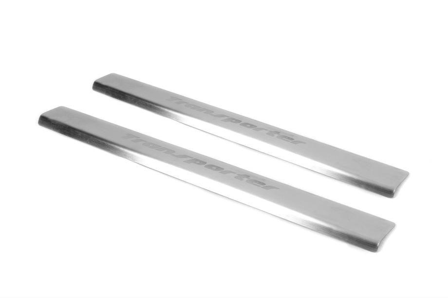 Volkswagen T4 Transporter 1990-2003 Door Sill Protectors Laser (2pcs, Stainless Steel) Photo 1