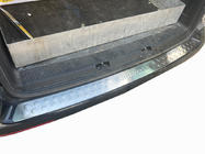 Volkswagen T5 2010-2015 Rear bumper protector straight (Omsa, stainless steel) Multivan photo 1